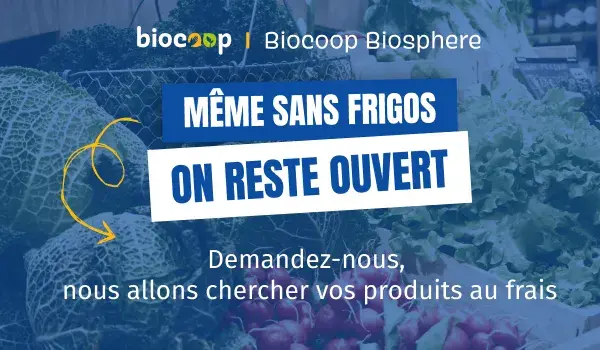 Même sans frigos, on reste ouvert